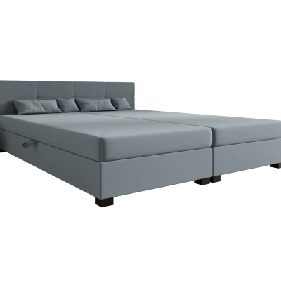 Manželská posteľ 160x200 LOCIKA DOUBLE 1 - modrošedá