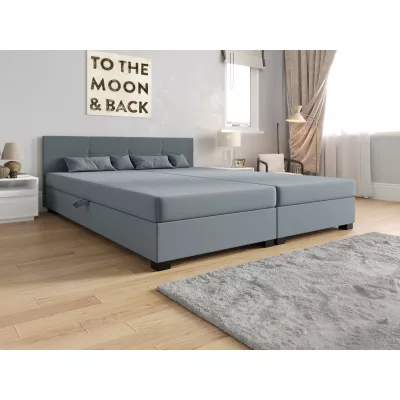 Manželská posteľ 180x200 LOCIKA DOUBLE 1 - modrošedá