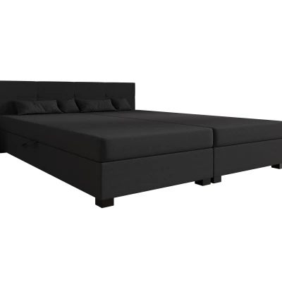 Manželská posteľ 160x200 LOCIKA DOUBLE 2 - šedá