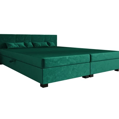 Manželská posteľ 140x200 LOCIKA DOUBLE 2 - zelená