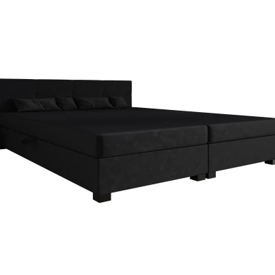 Manželská posteľ 160x200 LOCIKA DOUBLE 2 - grafitová