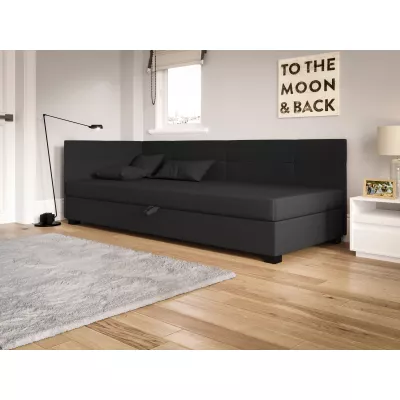 Jednolôžková čalúnená posteľ 100x195 LOCIKA PLUS 1 - šedá
