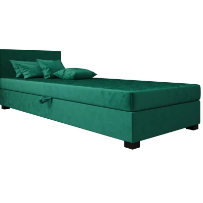 Čalúnená posteľ 90x195 HEIDI 1 - zelená