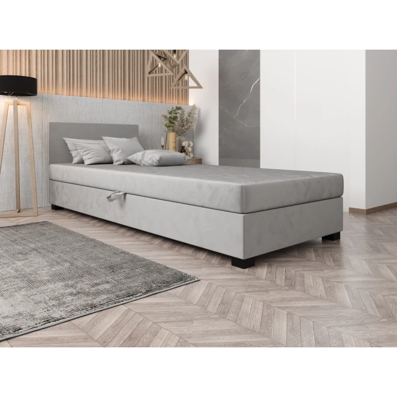 Čalúnená posteľ 80x195 HEIDI 1 - svetlo šedá