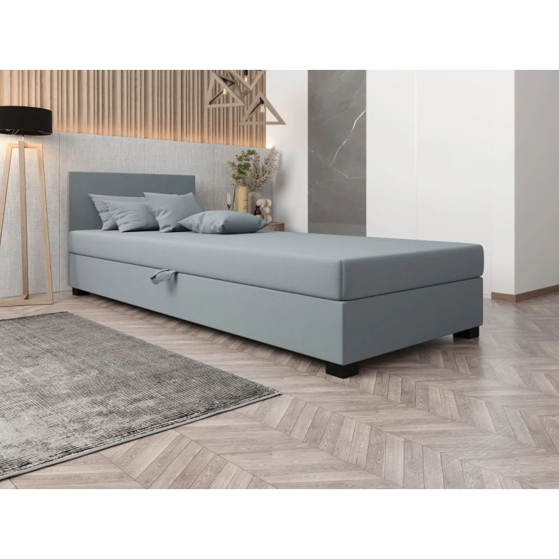 Čalúnená posteľ 80x195 HEIDI 2 - modrošedá