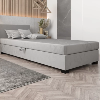 Čalúnená posteľ 100x195 HEIDI 2 - svetlo šedá