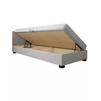 Čalúnená posteľ 110x195 HEIDI 2 - svetlo šedá