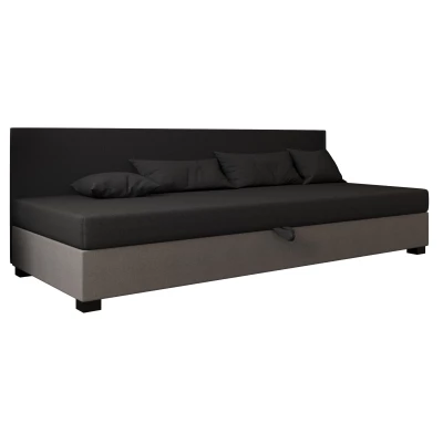 Čalúnená posteľ 100x195 HEIDI BIZ 1 - šedá / svetlo šedá