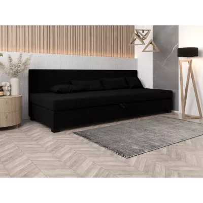 Čalúnená posteľ 120x195 HEIDI BIZ 1 - čierna