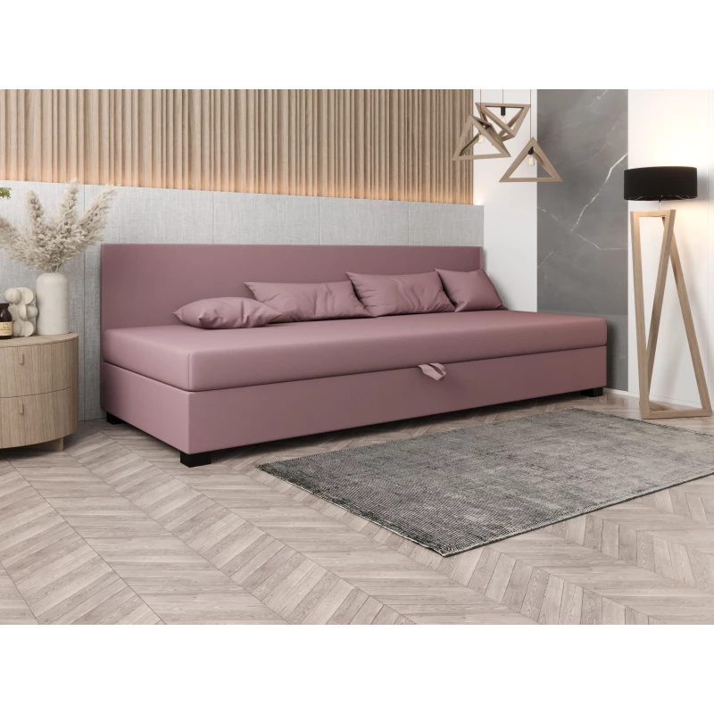 Čalúnená posteľ 120x195 HEIDI BIZ 1 - ružová