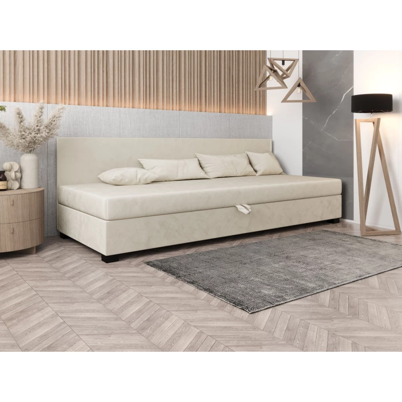 Čalúnená posteľ 80x195 HEIDI BIZ 1 - ecru