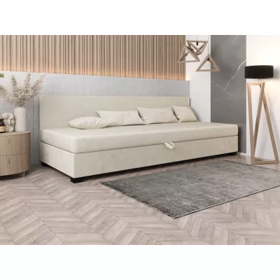 Čalúnená posteľ 80x195 HEIDI BIZ 1 - ecru