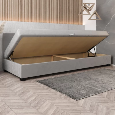 Čalúnená posteľ 80x195 HEIDI BIZ 1 - ecru