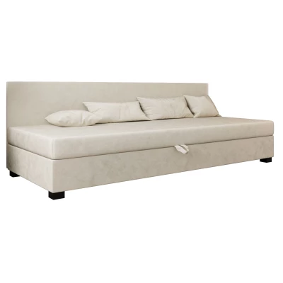 Čalúnená posteľ 90x195 HEIDI BIZ 1 - ecru