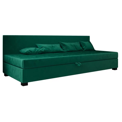 Čalúnená posteľ 120x195 HEIDI BIZ 1 - zelená