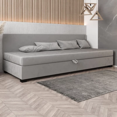 Čalúnená posteľ 90x195 HEIDI BIZ 1 - svetlo šedá