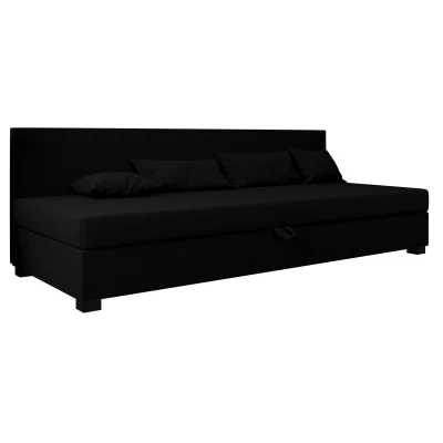 Čalúnená posteľ 120x195 HEIDI BIZ 2 - čierna