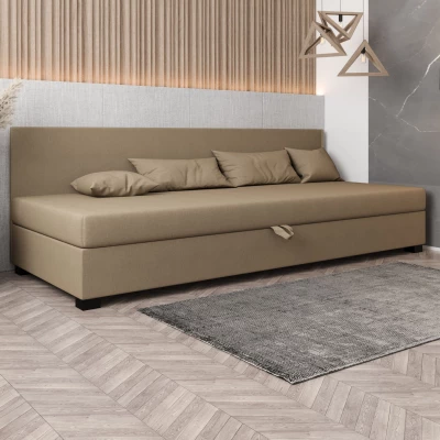 Čalúnená posteľ 80x195 HEIDI BIZ 2 - hnedá