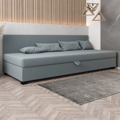 Čalúnená posteľ 80x195 HEIDI BIZ 2 - modrošedá