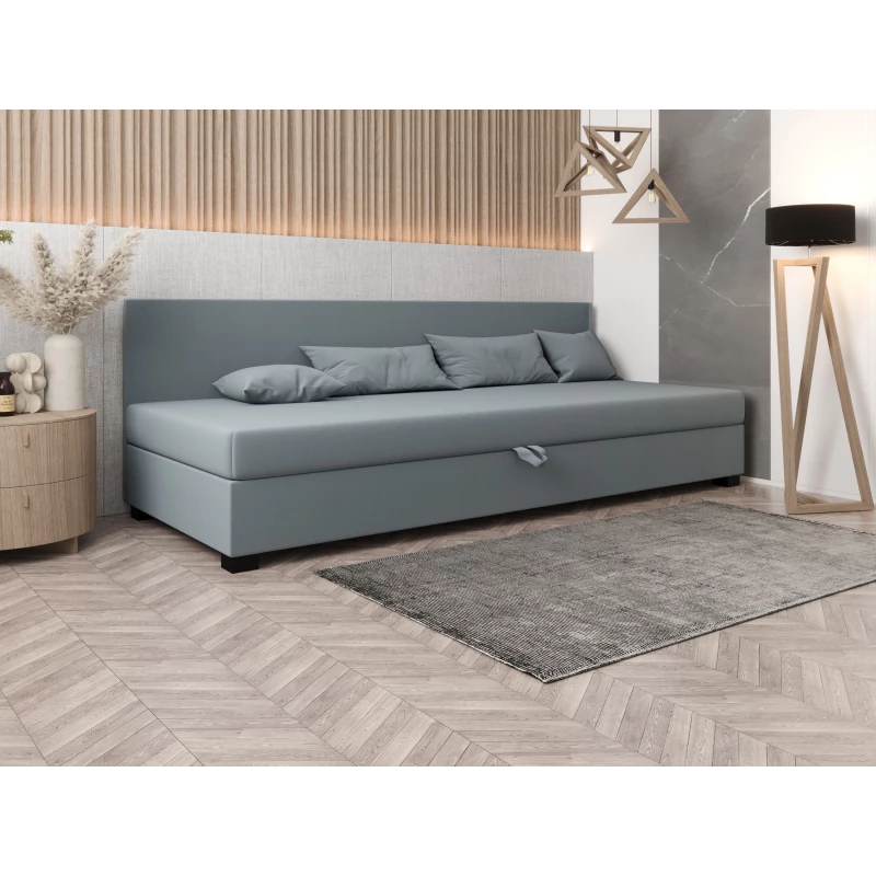 Čalúnená posteľ 80x195 HEIDI BIZ 2 - modrošedá