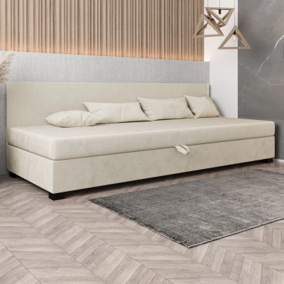 Čalúnená posteľ 80x195 HEIDI BIZ 2 - ecru