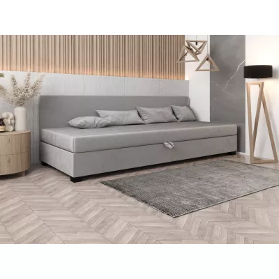 Čalúnená posteľ 120x195 HEIDI BIZ 2 - svetlo šedá