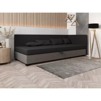 Čalúnená posteľ 80x195 HEIDI PLUS 1 - šedá / svetlo šedá