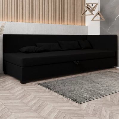 Čalúnená posteľ 80x195 HEIDI PLUS 1 - čierna