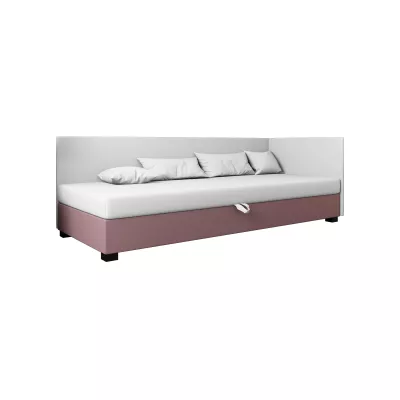 Čalúnená posteľ 80x195 HEIDI PLUS 1 - ružová / biela