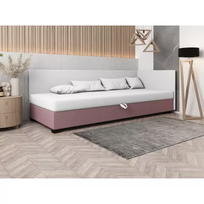 Čalúnená posteľ 80x195 HEIDI PLUS 1 - ružová / biela