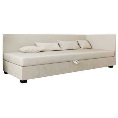 Čalúnená posteľ 80x195 HEIDI PLUS 1 - ecru