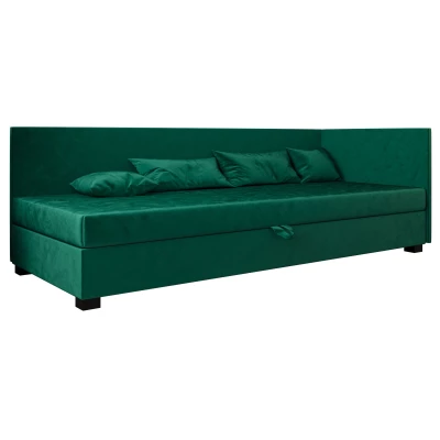 Čalúnená posteľ 110x195 HEIDI PLUS 1 - zelená