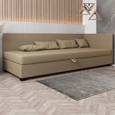 Čalúnená posteľ 110x195 HEIDI PLUS 2 - hnedá