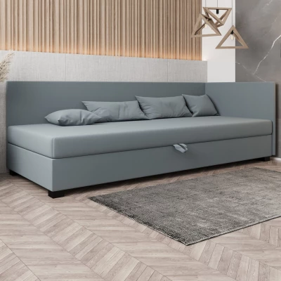 Čalúnená posteľ 80x195 HEIDI PLUS 2 - modrošedá