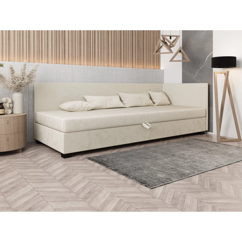 Čalúnená posteľ 80x195 HEIDI PLUS 2 - ecru