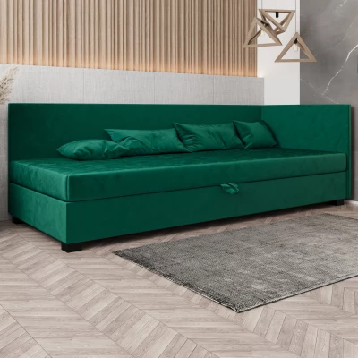 Čalúnená posteľ 80x195 HEIDI PLUS 2 - zelená