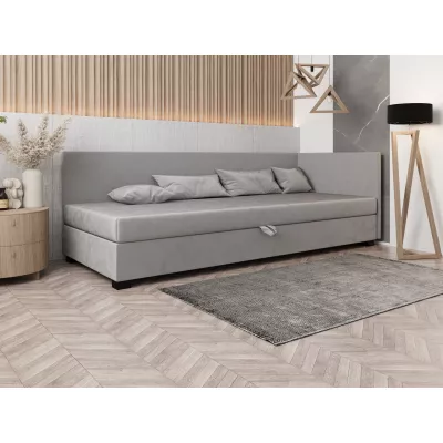 Čalúnená posteľ 90x195 HEIDI PLUS 2 - svetlo šedá