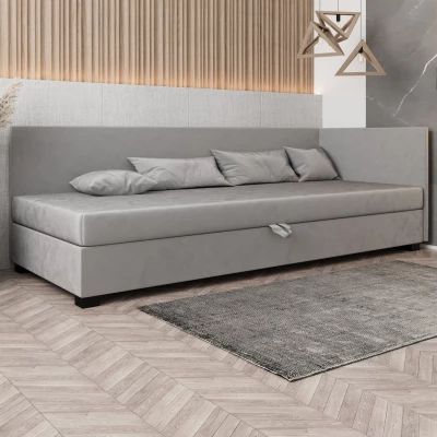 Čalúnená posteľ 120x195 HEIDI PLUS 2 - svetlo šedá