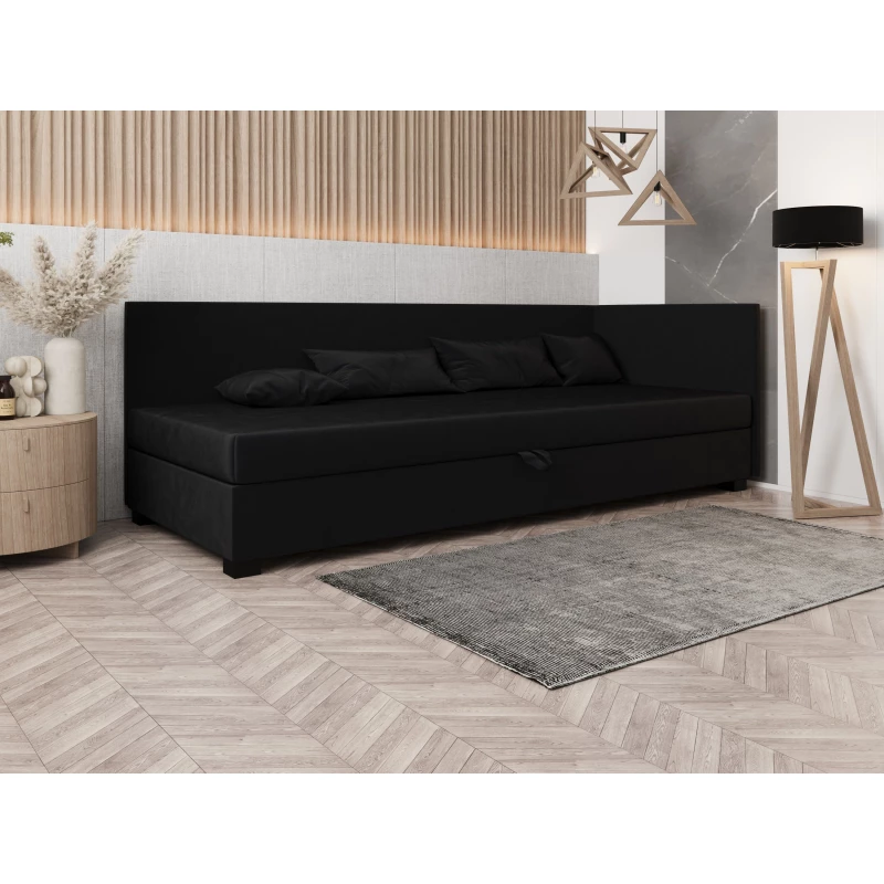 Čalúnená posteľ 120x195 HEIDI PLUS 2 - grafitová