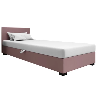 Čalúnená jednolôžková posteľ 110x195 ARIADNA 1 - ružová / biela