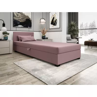 Čalúnená jednolôžková posteľ 100x195 ARIADNA 1 - ružová