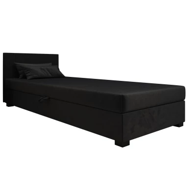 Čalúnená jednolôžková posteľ 90x195 ARIADNA 1 - grafitová