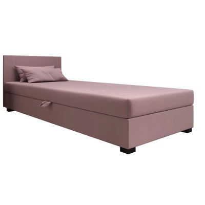 Čalúnená jednolôžková posteľ 110x195 ARIADNA 2 - ružová