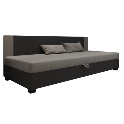 Čalúnená jednolôžková posteľ 80x195 ARIADNA BIZ 1 - šedá / svetlo šedá