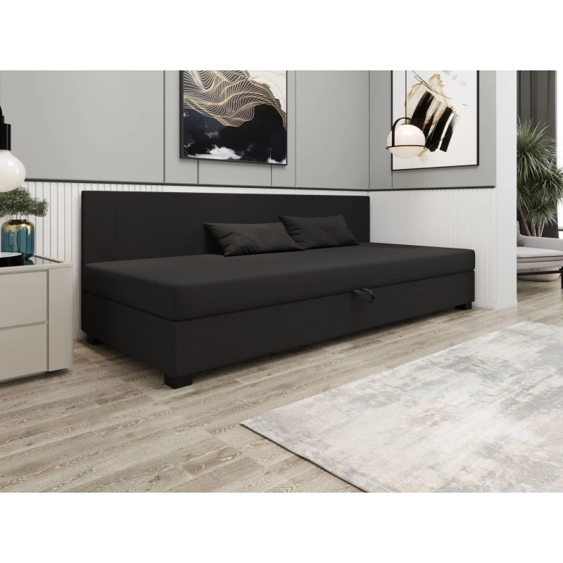 Čalúnená jednolôžková posteľ 90x195 ARIADNA BIZ 1 - šedá