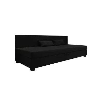 Čalúnená jednolôžková posteľ 80x195 ARIADNA BIZ 1 - čierna