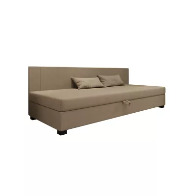 Čalúnená jednolôžková posteľ 120x195 ARIADNA BIZ 1 - hnedá