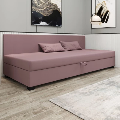 Čalúnená jednolôžková posteľ 100x195 ARIADNA BIZ 1 - ružová