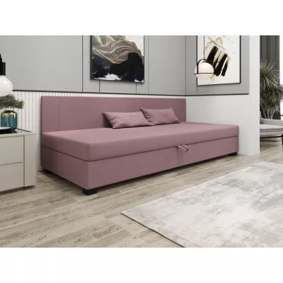 Čalúnená jednolôžková posteľ 120x195 ARIADNA BIZ 1 - ružová
