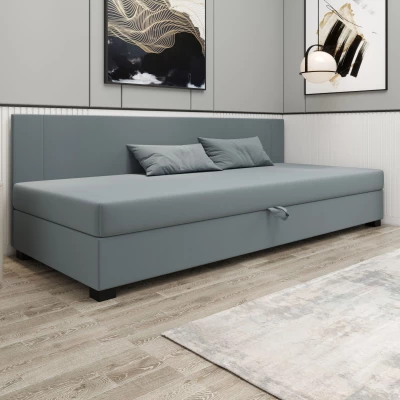 Čalúnená jednolôžková posteľ 100x195 ARIADNA BIZ 1 - modrošedá
